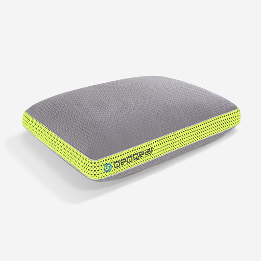 Bedgear Multi-Position Performance Pillow, Medium Soft Cooling Pillow for Back, Side & Stomach Sleepers - React Blend Fill, Breathable Airflow Design, Dri-Tec Moisture-Wicking Cover - Hypoallergenic