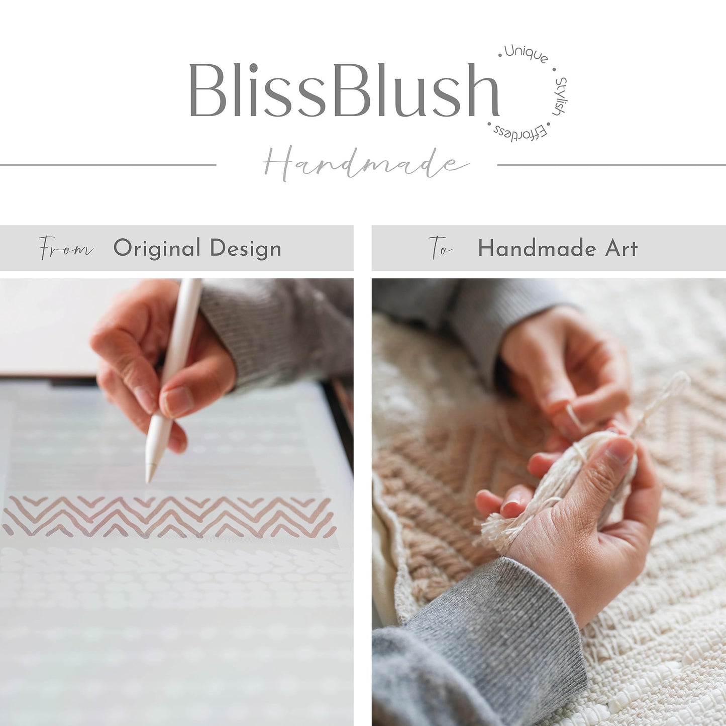 BlissBlush 14x36 Lumbar Pillow Cover for Bed, Taupe Rectangular Long Throw Pillowcase, Embroidered Velvet Floral Tufted Farmhouse Accent Cushion (Cover Only)