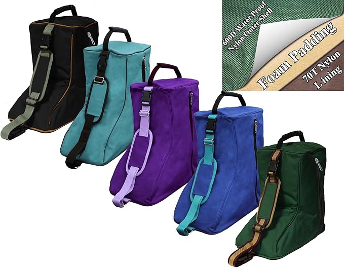 Tahoe 3 Layers Padded Western Boot Carry Bags