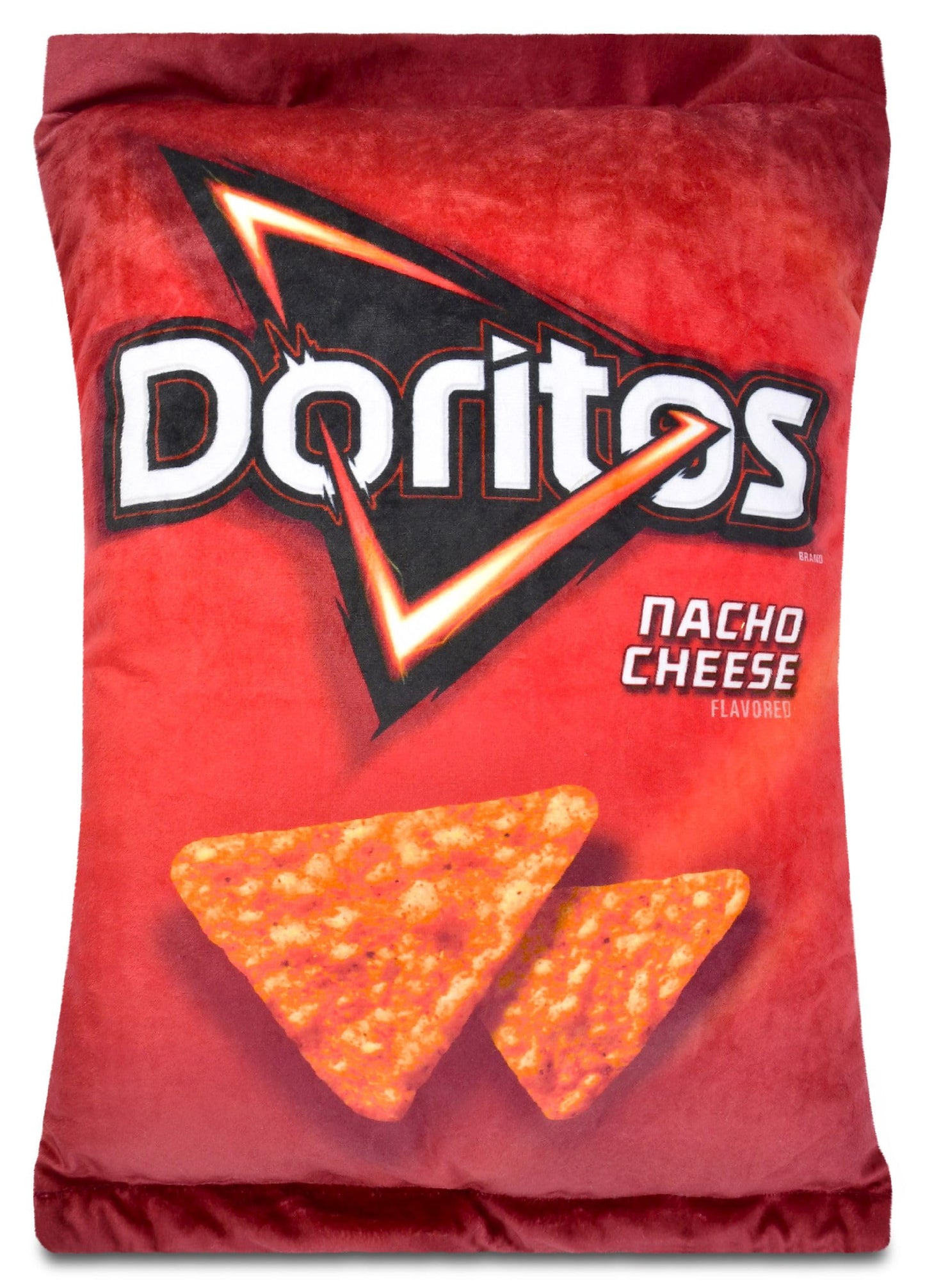 iscream Doritos Nacho Chips Package 17" x 11.5" Fleece Pillow Set with 4 Chip Mini Pillows