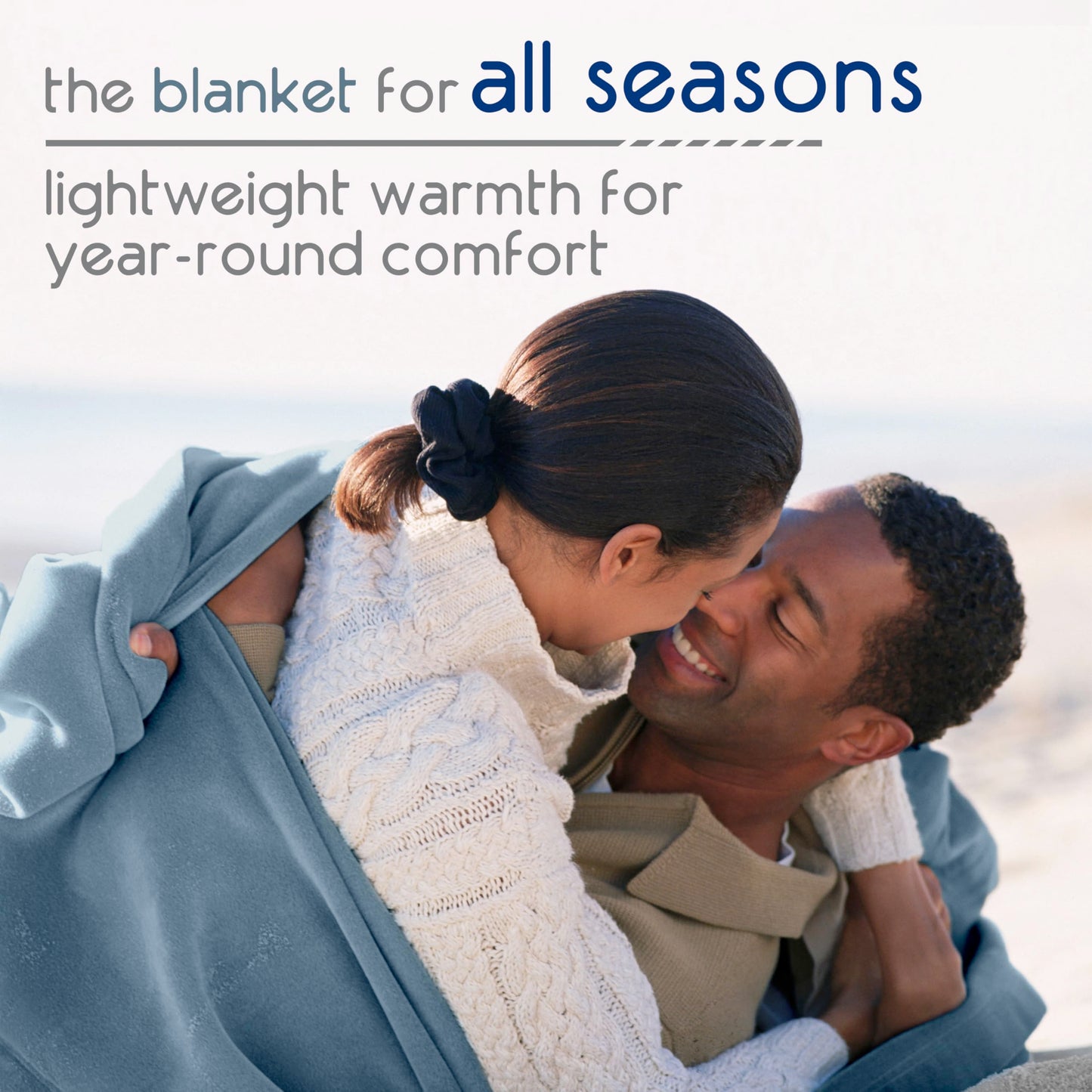 Vellux Original Blanket, Queen Size, 90x90, Blue