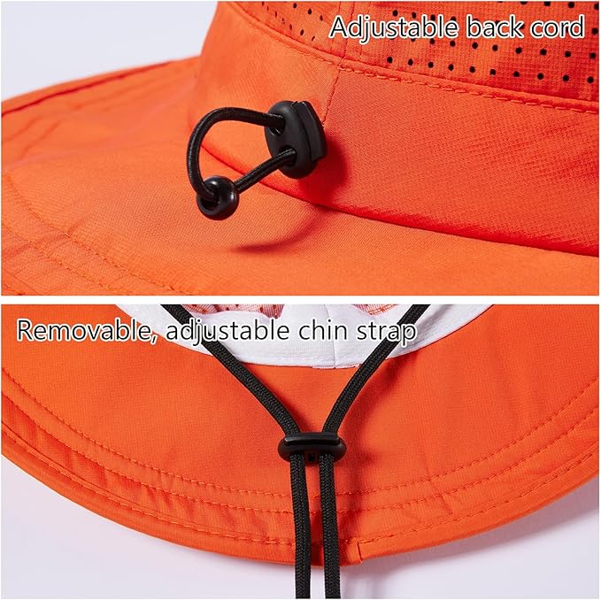 UPF 50+ Bucket Sun Hat with Laser Perforated Mesh Cooling Adjustable Breathable Lightweight for Outdoor Men Women