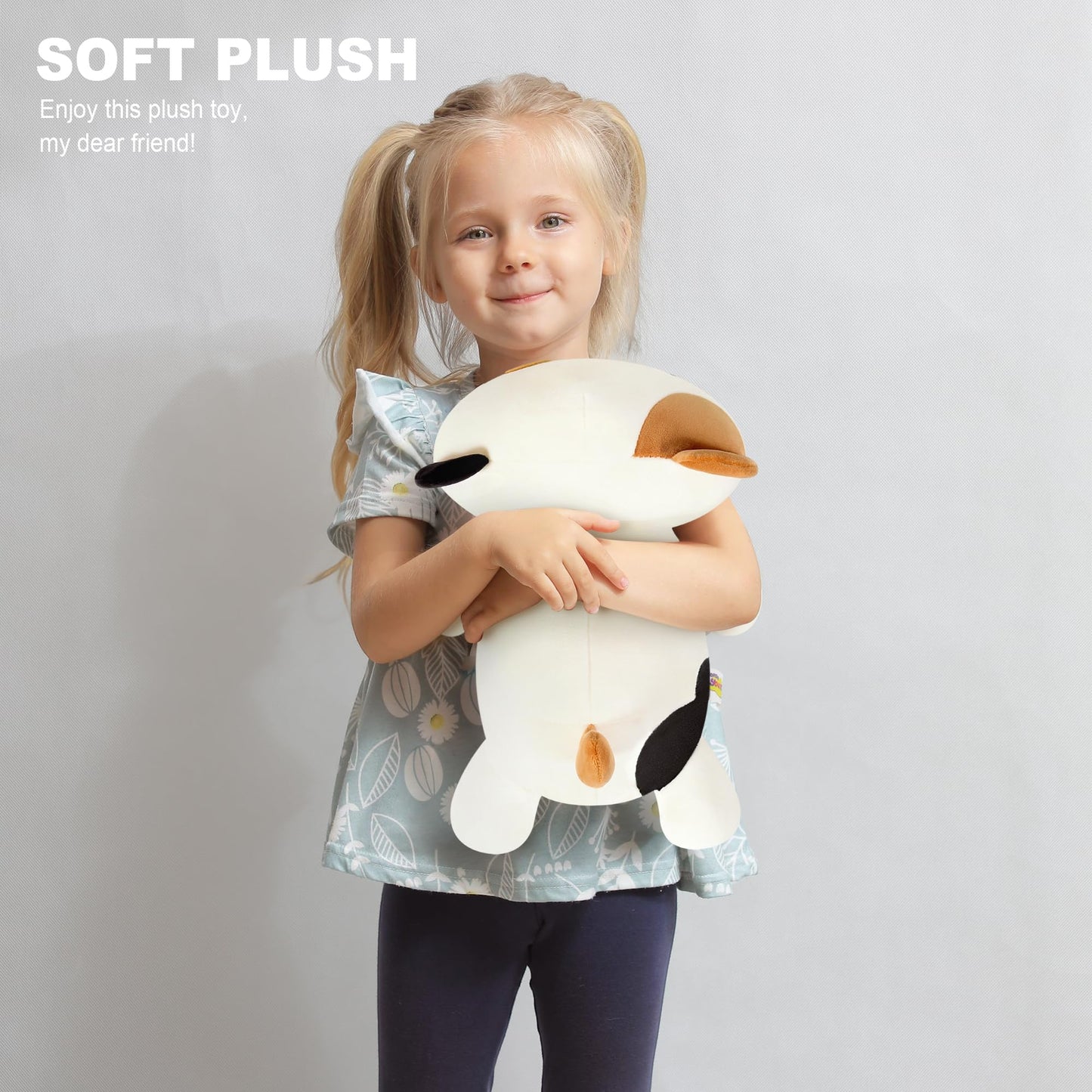 Onsoyours Original Calico Cat Plush 13 Inch Kitty Plushies Toy Kitten Stuffed Animal Soft Pillow Kawaii Plushie Gift for Kids(Calico Cat, 13")