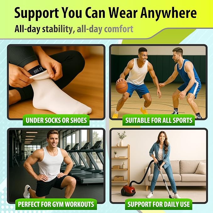 Compression Socks for Plantar Fasciitis, Achilles Tendonitis, Arthritis Relief, Ankle Brace Compression Sleeve with Foot Arch Support, Ankle Wrap for Women, Men, Swelling & Heel Pain Blue L-XL