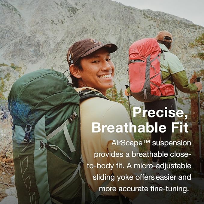 Osprey Talon 33L Men's Lightweight Hiking Backpack - Daypack for Travel & Camping, Scoria Blue/Night Shift