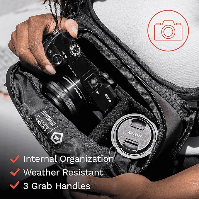 WANDRD ROGUE V1 3L Sling: Compact Camera Sling and Crossbody Bag with Fast Access, 3-Way Carry– Lightweight Everyday Bag Great for Travel, Photography, and Daily Use (Yuma Tan)