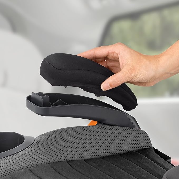 Chicco GoFit Plus Backless Booster Car Seat with Latch Attachment and Quick-Release Latch Removal, Travel Booster Seat for Car, Portable Car Booster Seat for Children 40-110 lbs. | Stream/Blue