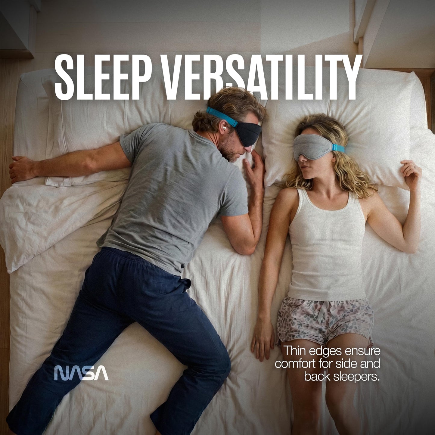 NASA Sleep Mask with LightBlock™ Barrier