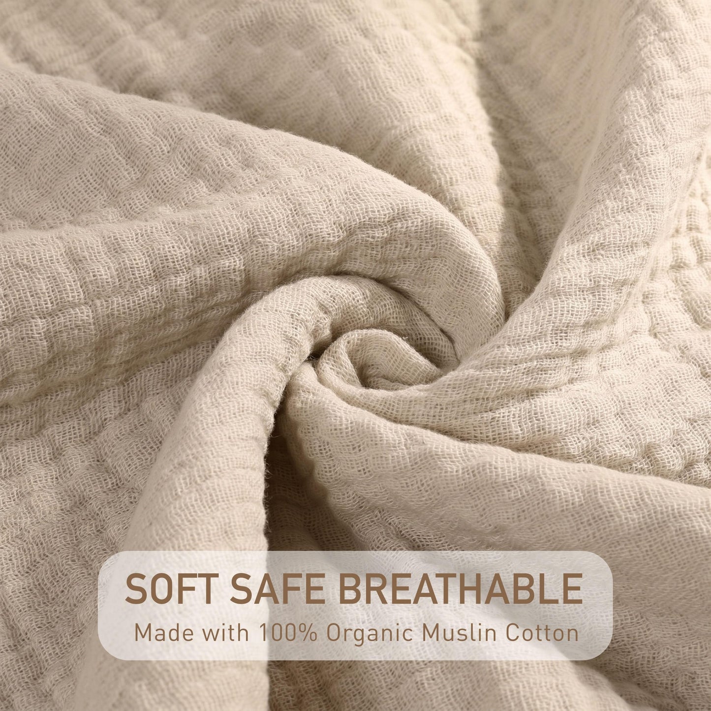 Muslin Swaddle Blankets for Newborn, 3 Pack Breathable Soft Receiving Blanket, Large 38 x 40 inches Swaddle Wrap Burping Clothes Diapers, Essentials Infant Shower Items, Toddler Gift (Graceful Colors)