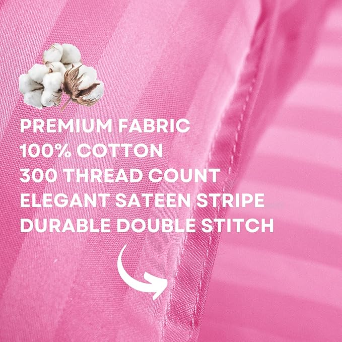 kinder Fluff Children Pillow (2-Pack) 13x18in– The Only 300TC Soft Cotton Pillow with Down Alternative Fill – Hypoallergenic, Machine Washable & Perfect for Kids 2+ Years- Pink- S