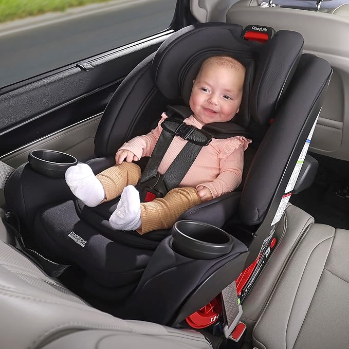 Britax One4Life All in One Convertible Car Seat, 3 in 1 Car Seat & Booster Seat with Easy ClickTight Installation, Extended Rear Facing Capacity, and Breathable SafeWash Fabrics — Teak