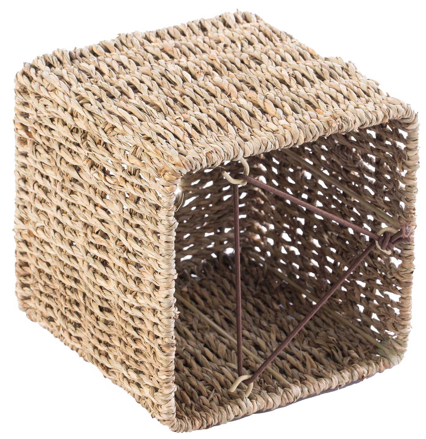 Natural Woven Seagrass Wicker Square Tissue Box Cover Holder
