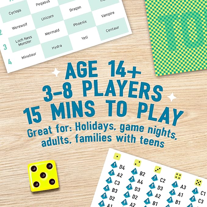 The Chameleon: Award-Winning Bluffing Board Game for Family, Adults & Friends | Includes 80 Extra Secret Words | Who is The Imposter?
