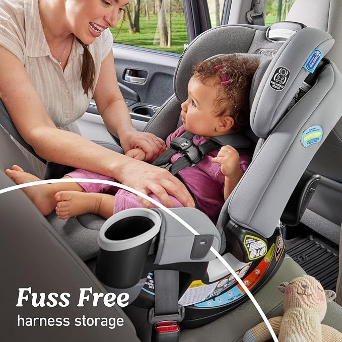Graco 4Ever DLX 4 in 1 Car Seat | Infant to Toddler Car Seat, Maven, Adaptable for 10 Years of Use, Size: 20x21.5x24 Inch