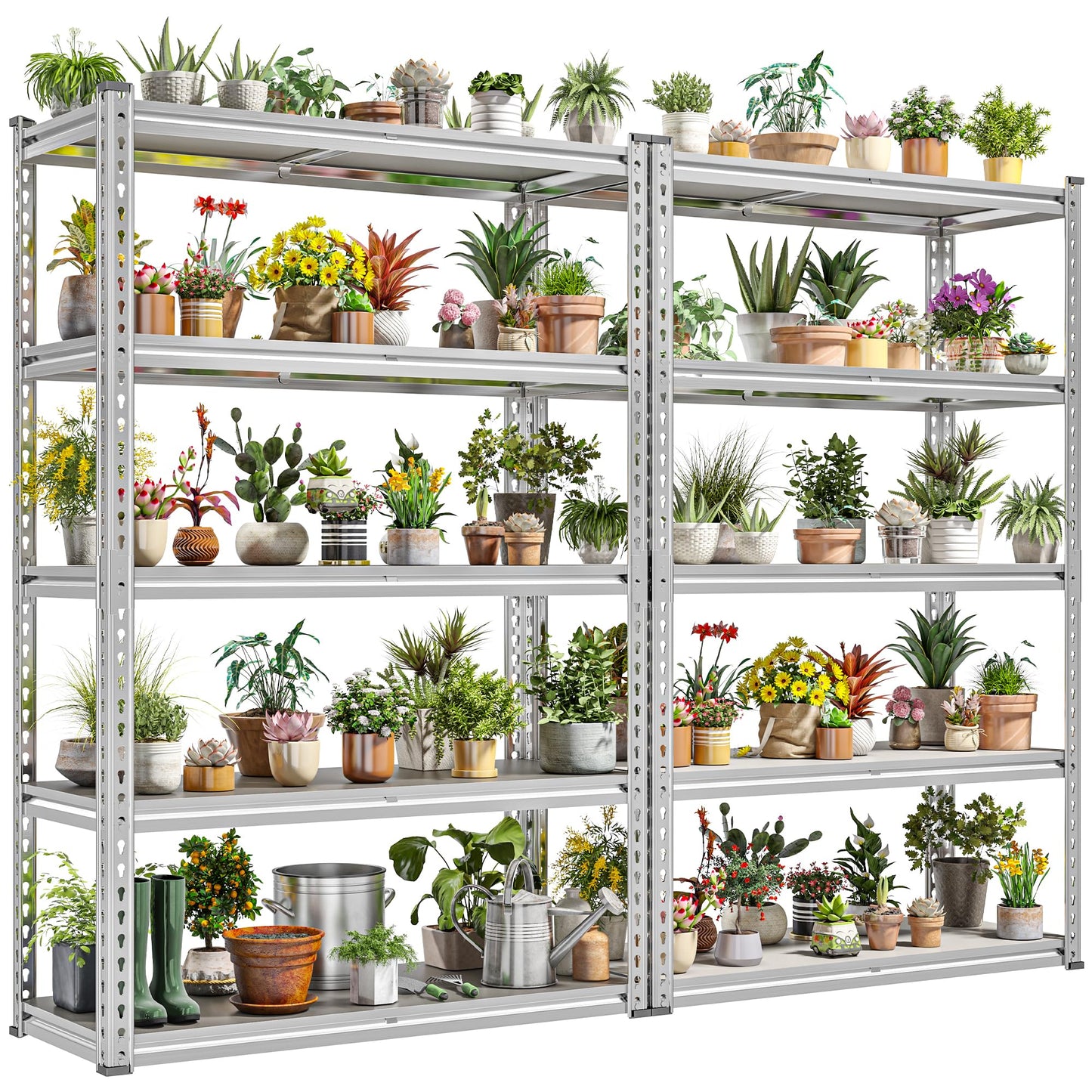 REIBII 72" H Waterproof Plant Stand with PP Board for Gardening Enthusiasts