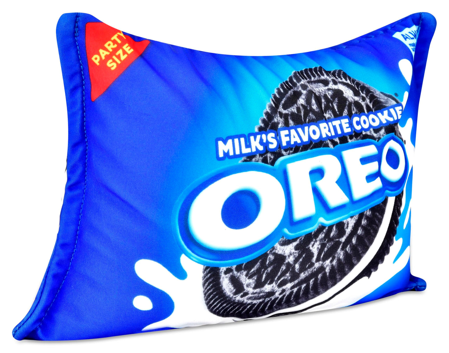iscream Oreo Package Photoreal Print 12" x 7" Microbead Mini Accent Pillow