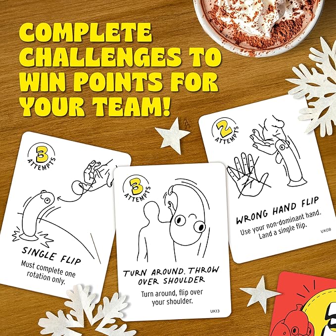 Big Potato Chicken vs Hotdog: Funniest Party Game You'll Ever Play | Flippin' Fun for Family, Adults and Kids - Perfect Christmas Game | Bonus Content Included